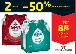 Cora Spa intense of finesse water aanbieding