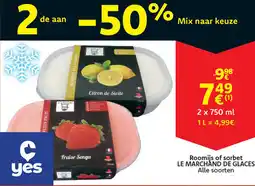 Cora Le marchand de glaces roomijs of sorbet aanbieding