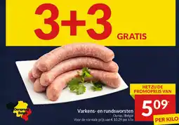 Intermarché Varkens- en rundsworsten aanbieding