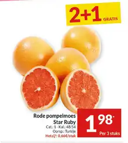 Intermarché Rode pompelmoes Star Ruby aanbieding