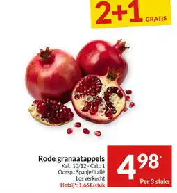 Intermarché Rode granaatappels aanbieding