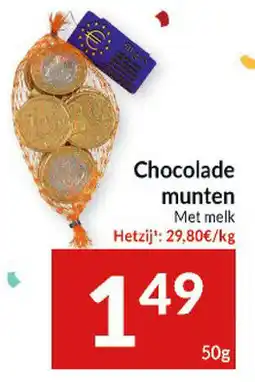 Intermarché Chocolade Munten aanbieding