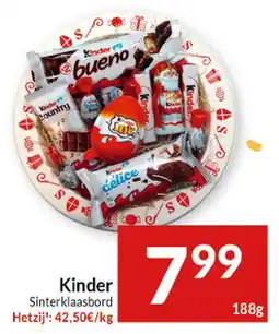 Intermarché Kinder Sinterklaasbord aanbieding
