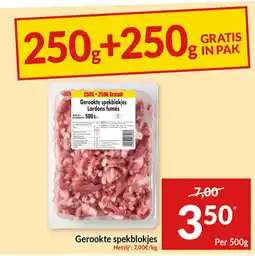 Intermarché Gerookte Spekblokjes Lardons fumés aanbieding