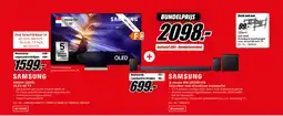 MediaMarkt Samsung OLED 4K TV + Soundbar met Draadloze Subwoofer aanbieding