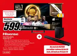 MediaMarkt Hisense 55U72Q 2025 ULED 4K TV aanbieding