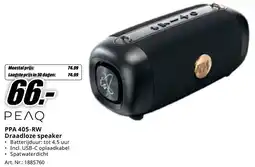 MediaMarkt PEAQ PPA 405-RW Draadloze Speaker aanbieding