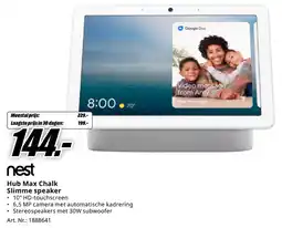 MediaMarkt nest Hub Max Chalk Slimme speaker aanbieding
