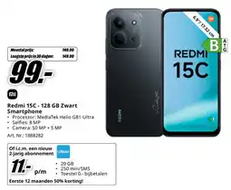 MediaMarkt Redmi 15C Smartphone aanbieding
