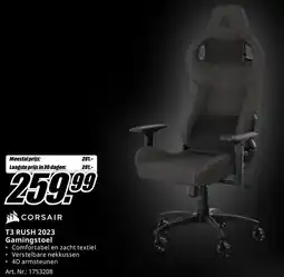 MediaMarkt Corsair T3 Rush 2023 Gamingstoel aanbieding
