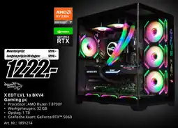 MediaMarkt X EDT LVL 1a BKV4 Gaming PC aanbieding