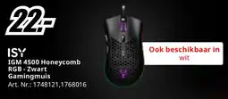 MediaMarkt ISY IGM 4500 Honeycomb Gamingmuis aanbieding
