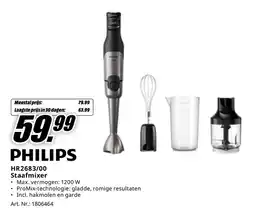 MediaMarkt Philips HR2683/00 Staafmixer aanbieding