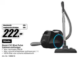 MediaMarkt Miele Boost CX1 Blue Pulse Zakloze Stofzuiger aanbieding