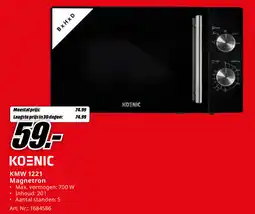 MediaMarkt Koenic KMW Magnetron aanbieding
