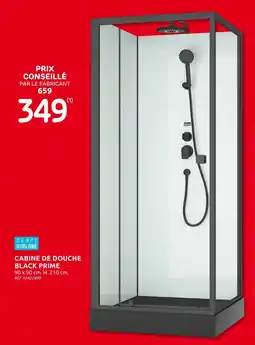 Brico Aurlane Cabine de Douche Black Prime aanbieding