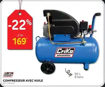 Brico Criko Compresseur Avec Huile aanbieding