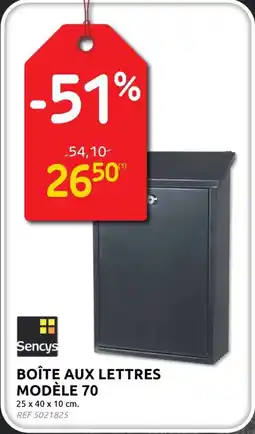 Brico Sency Boite Aux Lettres Modele 70 aanbieding