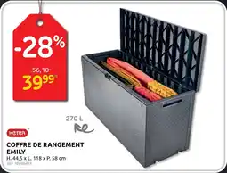 Brico Keter Coffre de Rangement Emily aanbieding