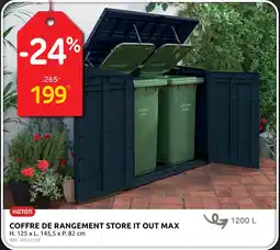 Brico Keter Coffre de Rangement Store it Out Max aanbieding