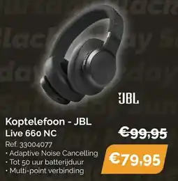 Krëfel - JBL Koptelefoon Live 660 NC aanbieding