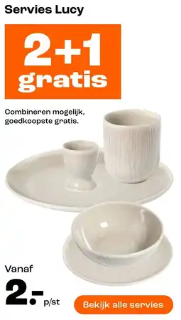 Kwantum Servies Lucy aanbieding