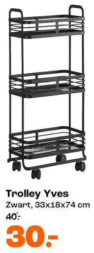 Kwantum Trolley Yves aanbieding