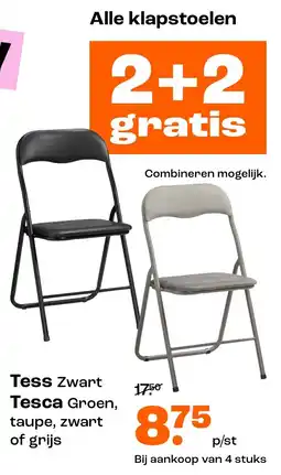 Kwantum Alle Klapstoelen aanbieding