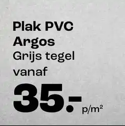 Kwantum Plak PVC Argos aanbieding