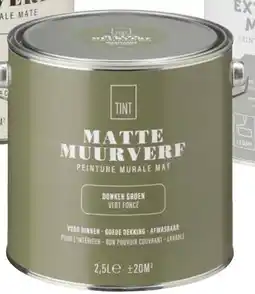 Kwantum Muurverf Mat Donker Groen aanbieding