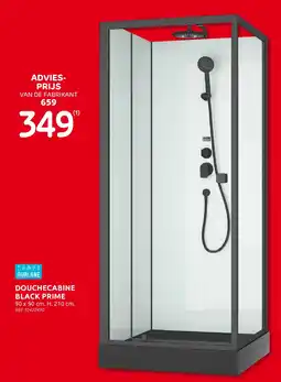 BricoPlanit Aurlane douchecabine black prime aanbieding