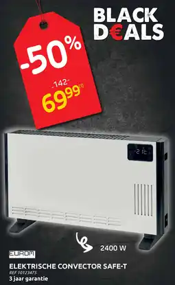 BricoPlanit Eurom Elektrische Convector Safe-T aanbieding