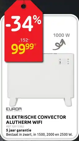 BricoPlanit Eurom Elektrische Convector Alutherm WiFi aanbieding