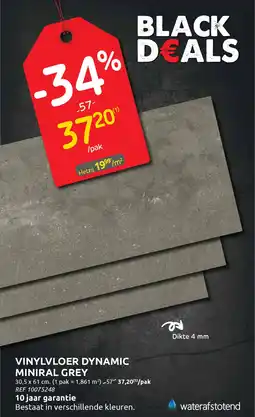 BricoPlanit Vinylvloer Dynamic Miniral Grey aanbieding