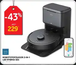 BricoPlanit eufy Robotstofzuiger 2-in-1 L60 Hybrid SES aanbieding