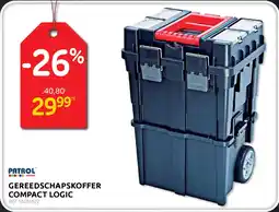 BricoPlanit Patrol Gereedschapskoffer Compact Logic aanbieding