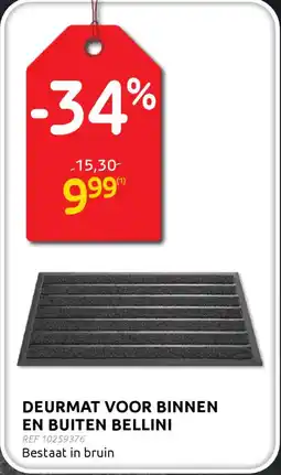 BricoPlanit Deurmat voor binnen en buiten bellini aanbieding