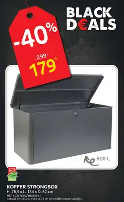 BricoPlanit Koffer strongbox aanbieding