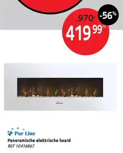 BricoPlanit Pur Line Panoramische elektrische haard aanbieding