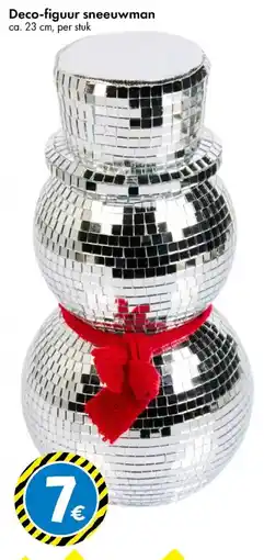 TEDi Deco Figuur Sneeuwman aanbieding