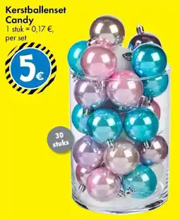 TEDi Kerstballenset Candy aanbieding