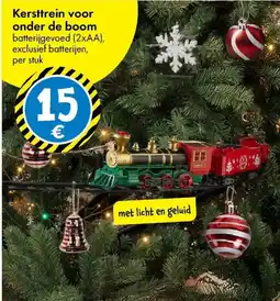 TEDi Kersttrein voor onder de boom aanbieding