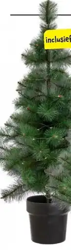 TEDi Kunstkerstboom met LED Verlichting aanbieding