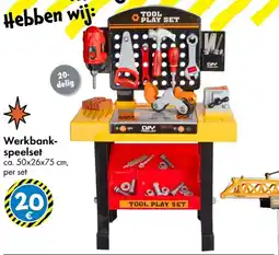 TEDi Werkbank Speelset aanbieding