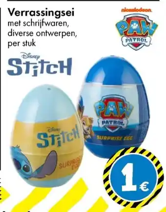 TEDi Verrassingsei aanbieding