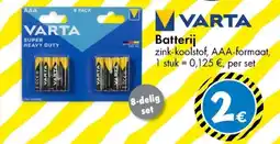 TEDi Varta Batterij aanbieding