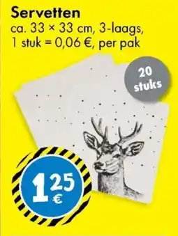 TEDi Servetten aanbieding