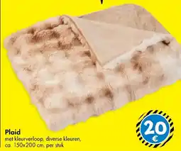 TEDi Plaid aanbieding