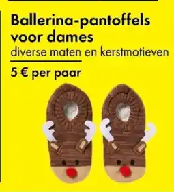 TEDi Ballerina-pantoffels voor Dames aanbieding