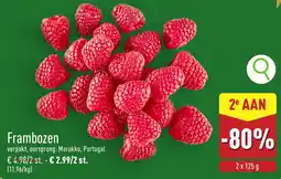 ALDI Frambozen aanbieding
